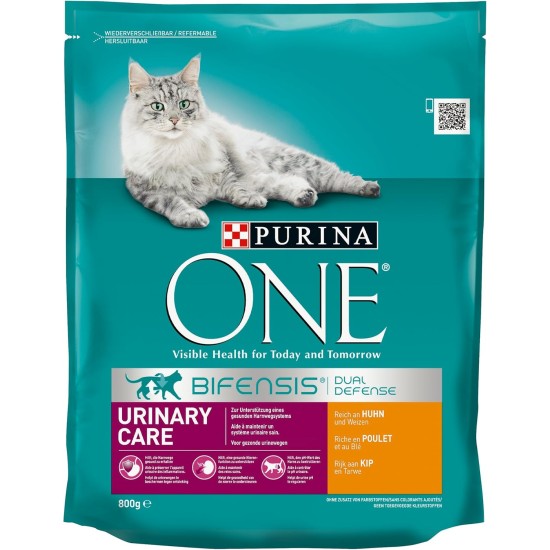 PURINA ONE Bifensis Urinary Health Dry Cat Food, Rich in Chicken, Pack of 6 (6 x 750 g) PURINA ONE Bifensis Urinary Health Dry Cat Food, Rich in Chicken, Pack of 6 (6 x 750 g)
