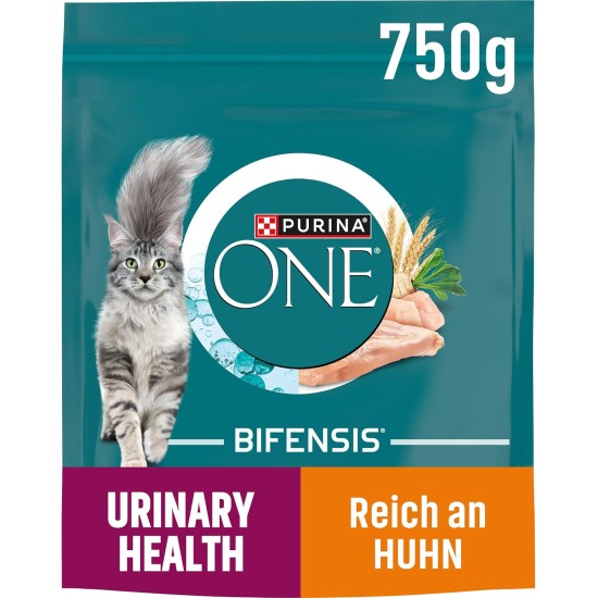 PURINA ONE Bifensis Urinary Health Dry Cat Food, Rich in Chicken, Pack of 6 (6 x 750 g) PURINA ONE Bifensis Urinary Health Dry Cat Food, Rich in Chicken, Pack of 6 (6 x 750 g)