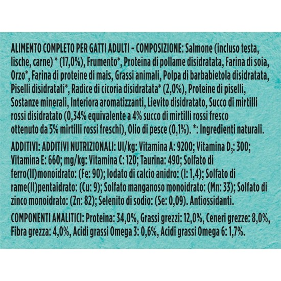 PURINA ONE DUALNATURE Sterilized Dry Cat Food Rich in Salmon and Natural Spirulina 8 Bags of 400g PURINA ONE DUALNATURE Sterilized Dry Cat Food Rich in Salmon and Natural Spirulina 8 Bags of 400g