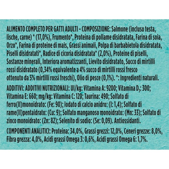PURINA ONE DUALNATURE Sterilized Dry Cat Food Rich in Salmon and Natural Spirulina 8 Bags of 400g PURINA ONE DUALNATURE Sterilized Dry Cat Food Rich in Salmon and Natural Spirulina 8 Bags of 400g