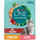 PURINA ONE Dual Nature Dry Cat Food for Castrated Cats with Cranberry, Rich in Salmon, Pack of 6 (6 x 650 g) PURINA ONE Dual Nature Dry Cat Food for Castrated Cats with Cranberry, Rich in Salmon, Pack of 6 (6 x 650 g)