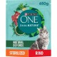PURINA ONE Dual Nature Dry Cat Food for Castrated Cats with Spirulina, Rich in Salmon, Pack of 6 (6 x 650 g) PURINA ONE Dual Nature Dry Cat Food for Castrated Cats with Spirulina, Rich in Salmon, Pack of 6 (6 x 650 g)