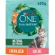 PURINA ONE Dual Nature Dry Cat Food for Castrated Cats with Spirulina, Rich in Salmon, Pack of 6 (6 x 650 g) PURINA ONE Dual Nature Dry Cat Food for Castrated Cats with Spirulina, Rich in Salmon, Pack of 6 (6 x 650 g)