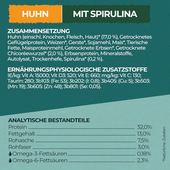 PURINA ONE DualNature with Spirulina for Adult Cats Rich in Chicken Cat Dry Food, 650 g PURINA ONE DualNature with Spirulina for Adult Cats Rich in Chicken Cat Dry Food, 650 g