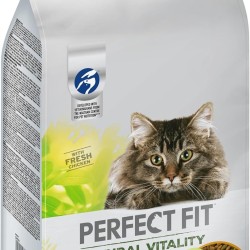 Perfect Fit Natural Vitality Adult 1+ - Dry Food for Adult Cats from 1 Year - Chicken & Turkey - Supports Vitality - 6 kg Perfect Fit Natural Vitality Adult 1+ - Dry Food for Adult Cats from 1 Year - Chicken & Turkey - Supports Vitality - 6 kg