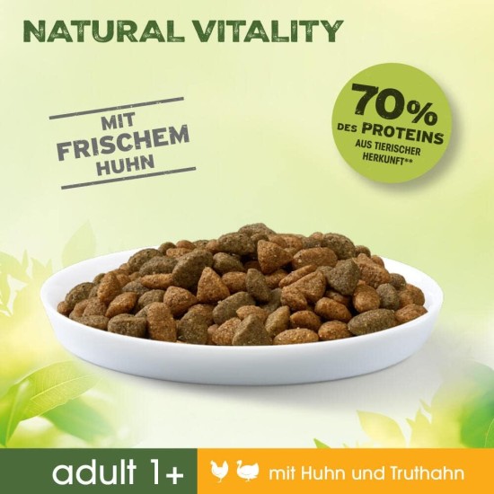 Perfect Fit Natural Vitality Adult 1+ - Dry Food for Adult Cats from 1 Year - Chicken & Turkey - Supports Vitality - 6 kg Perfect Fit Natural Vitality Adult 1+ - Dry Food for Adult Cats from 1 Year - Chicken & Turkey - Supports Vitality - 6 kg