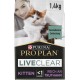 Pro Plan Liveclear Kitten Dry Cat Food, Rich in Turkey, Pack of 6 (6 x 1.4 kg) Pro Plan Liveclear Kitten Dry Cat Food, Rich in Turkey, Pack of 6 (6 x 1.4 kg)