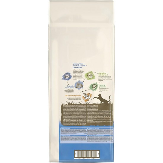 Purina Cat Chow - Dry Food for Adult Cats, 3 in 1, with Turkey Purina Cat Chow - Dry Food for Adult Cats, 3 in 1, with Turkey