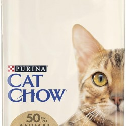 Purina Cat Chow - Dry Food for Adult Cats, 3 in 1, with Turkey