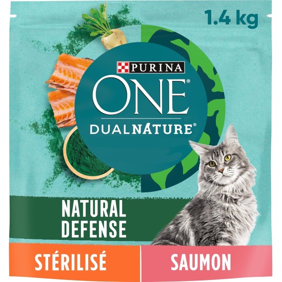 Purina One Dua Nature Spirulina Salmon Cat Food 1.4kg Purina One Dua Nature Spirulina Salmon Cat Food 1.4kg