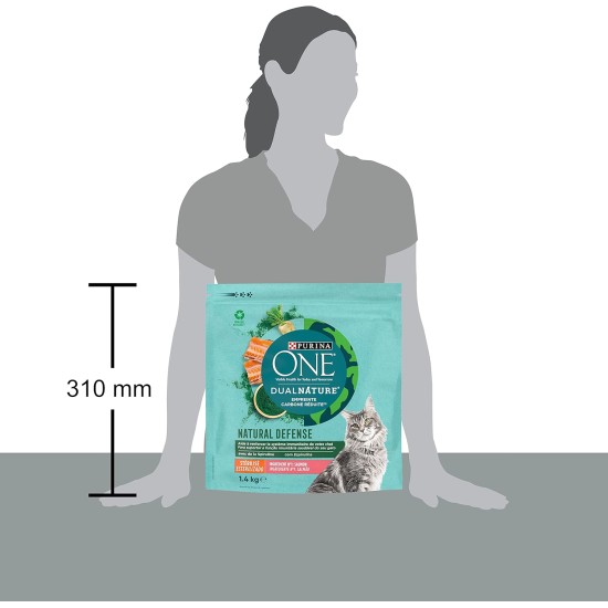 Purina One Dua Nature Spirulina Salmon Cat Food 1.4kg Purina One Dua Nature Spirulina Salmon Cat Food 1.4kg