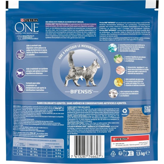 Purina One Sensitive Cat - Cibo per Gatti with Tacchino and Riso, 450 g, pack of 10 Purina One Sensitive Cat - Cibo per Gatti with Tacchino and Riso, 450 g, pack of 10