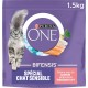 Purina One Sensitive Cat - Cibo per Gatti with Tacchino and Riso, 450 g, pack of 10 Purina One Sensitive Cat - Cibo per Gatti with Tacchino and Riso, 450 g, pack of 10