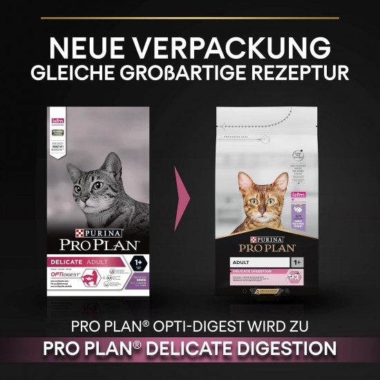 Purina Pro Plan Cat Food Delicate with Optirenal Rich in Turkey - 10 kg Purina Pro Plan Cat Food Delicate with Optirenal Rich in Turkey - 10 kg
