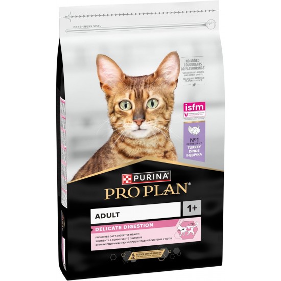 Purina Pro Plan Cat Food Delicate with Optirenal Rich in Turkey - 10 kg Purina Pro Plan Cat Food Delicate with Optirenal Rich in Turkey - 10 kg