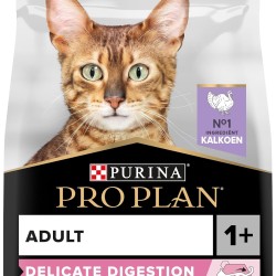 Purina Pro Plan Cat Food Delicate with Optirenal Rich in Turkey - 10 kg