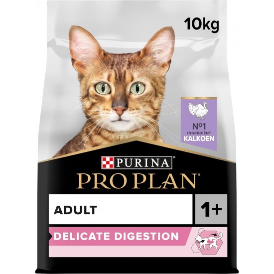 Purina Pro Plan Cat Food Delicate with Optirenal Rich in Turkey - 10 kg Purina Pro Plan Cat Food Delicate with Optirenal Rich in Turkey - 10 kg