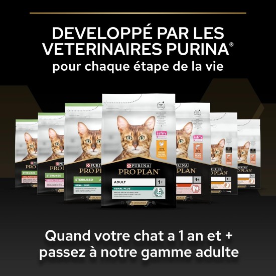 Purina Pro Plan Sterilised Kitten <1 Healthy Start Rich in Salmon Dry Food Kitten 1.5 kg Bag Purina Pro Plan Sterilised Kitten <1 Healthy Start Rich in Salmon Dry Food Kitten 1.5 kg Bag