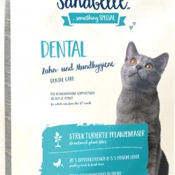 Sanabelle Dental Dry Cat Food for Adult Cats for Teeth Cleaning and Teeth Care 4 x 2 kg
