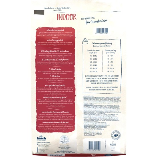 Sanabelle Indoor Dry Cat Food for Adult Cats (from the 12th Month) Especially Suitable for Domestic Cats and Cats with Reduced Movement | 6 x 400 g Sanabelle Indoor Dry Cat Food for Adult Cats (from the 12th Month) Especially Suitable for Domestic Cats and Cats with Reduced Movement | 6 x 400 g