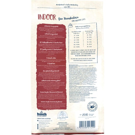 Sanabelle Indoor Dry Cat Food for Adult Cats (from the 12th Month) Especially Suitable for Domestic Cats and Cats with Reduced Movement | 6 x 400 g Sanabelle Indoor Dry Cat Food for Adult Cats (from the 12th Month) Especially Suitable for Domestic Cats and Cats with Reduced Movement | 6 x 400 g