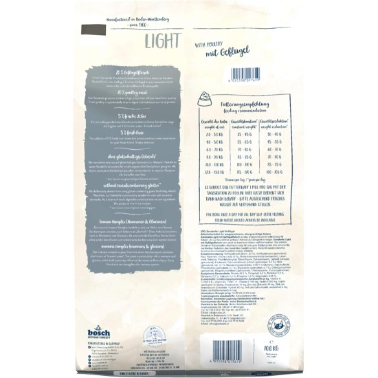 Sanabelle Light Dry Cat Food with Reduced Energy Content for Overweight Cats 6 x 400 g Sanabelle Light Dry Cat Food with Reduced Energy Content for Overweight Cats 6 x 400 g