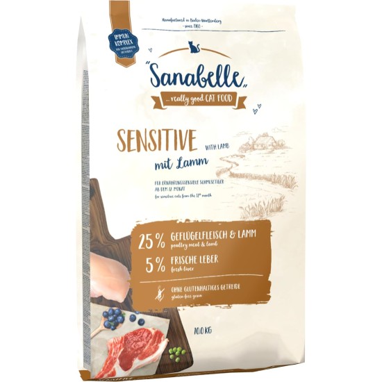 Sanabelle Sensitive with Lamb, Dry Cat Food for Nutritional Cats Sanabelle Sensitive with Lamb, Dry Cat Food for Nutritional Cats
