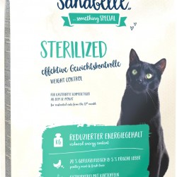 Sanabelle Sterilized Cat Dry Food with Reduced Energy Content for Overweight & Neutered Cats 6 x 400 g