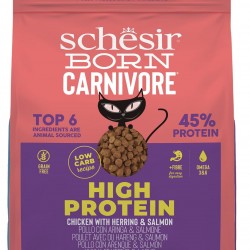 Schesir Born Carnivore Baked Chicken & Herring Adult Cat Dry Food 255g Bag Schesir Born Carnivore Baked Chicken & Herring Adult Cat Dry Food 255g Bag