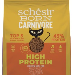 Schesir Born Carnivore Baked Chicken and Egg Adult Cat Dry Food (255g Bag) Schesir Born Carnivore Baked Chicken and Egg Adult Cat Dry Food (255g Bag)