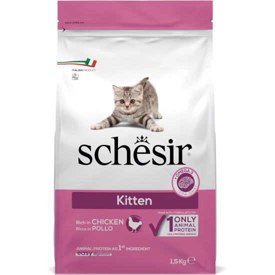 Schesir Cat Kitten, 1er Pack (1 x 1.55 kg Schesir Cat Kitten, 1er Pack (1 x 1.55 kg