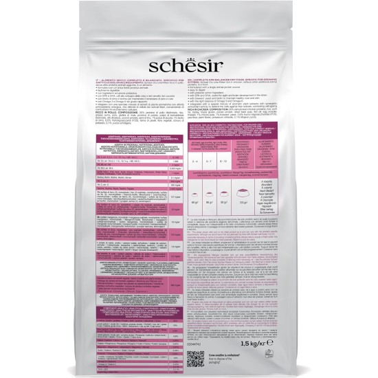 Schesir Cat Kitten, 1er Pack (1 x 1.55 kg Schesir Cat Kitten, 1er Pack (1 x 1.55 kg