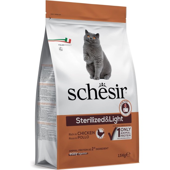 Schesir Sterilized And Overweight 1,5 KG Schesir Sterilized And Overweight 1,5 KG