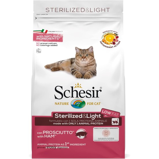 Schesir Sterilized And Overweight 1,5 KG Schesir Sterilized And Overweight 1,5 KG