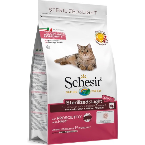Schesir Sterilized And Overweight 1,5 KG Schesir Sterilized And Overweight 1,5 KG