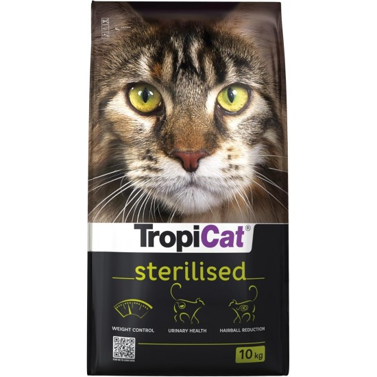 TROPICAT Premium Sterilised Dry Cat Food 10 kg TROPICAT Premium Sterilised Dry Cat Food 10 kg