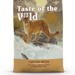 Taste of the Wild Complete Dry Canyon River with Trout and Smoked Salmon Cat Food, 2 kg