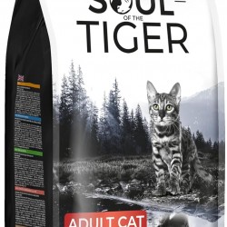The Soul of the Tiger - Dry Food for Adult Cats, Grain Free with Salmon and Potatoes, for Castrated Cats, Gentle Formula, 8 kg The Soul of the Tiger - Dry Food for Adult Cats, Grain Free with Salmon and Potatoes, for Castrated Cats, Gentle Formula, 8 kg