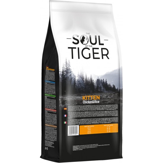 The Soul of the Tiger - Dry Food for Adult Cats, Grain Free with Salmon and Potatoes, for Castrated Cats, Gentle Formula, 8 kg The Soul of the Tiger - Dry Food for Adult Cats, Grain Free with Salmon and Potatoes, for Castrated Cats, Gentle Formula, 8 kg