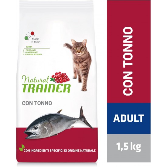 Trainer Natural Natural tr. Cat Adult Sterilised Ham kg. 1.5 Trainer Natural Natural tr. Cat Adult Sterilised Ham kg. 1.5