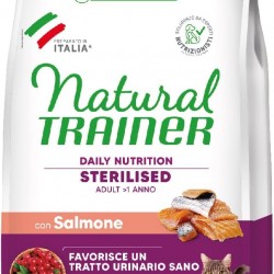 Trainer Natural Natural tr. Cat Adult Sterilised Salmon kg. 3 Trainer Natural Natural tr. Cat Adult Sterilised Salmon kg. 3