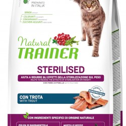 Trainer Sterilised Cat Food - Monoprotein Formula - Trout - 1.5kg