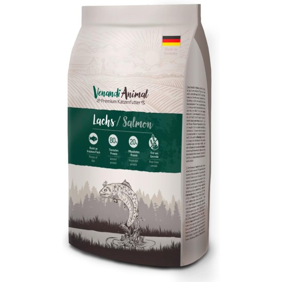 Venandi Animal Premium Dry Cat Food, Chicken, Grain-Free with Lots of Fresh Meat, 1.5 kg Venandi Animal Premium Dry Cat Food, Chicken, Grain-Free with Lots of Fresh Meat, 1.5 kg
