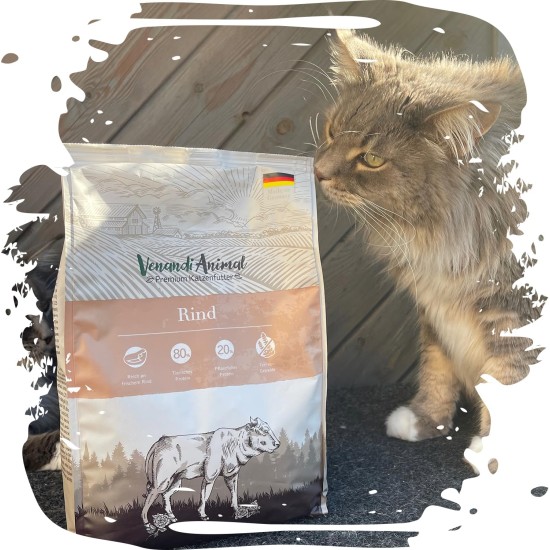 Venandi Animal Premium Dry Food for Cats, Salmon, Grain-Free with Lots of Fresh Salmon, 1.5 kg Venandi Animal Premium Dry Food for Cats, Salmon, Grain-Free with Lots of Fresh Salmon, 1.5 kg