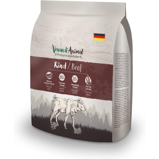 Venandi Animal Premium Dry Food for Cats, Salmon, Grain-Free with Lots of Fresh Salmon, 1.5 kg Venandi Animal Premium Dry Food for Cats, Salmon, Grain-Free with Lots of Fresh Salmon, 1.5 kg