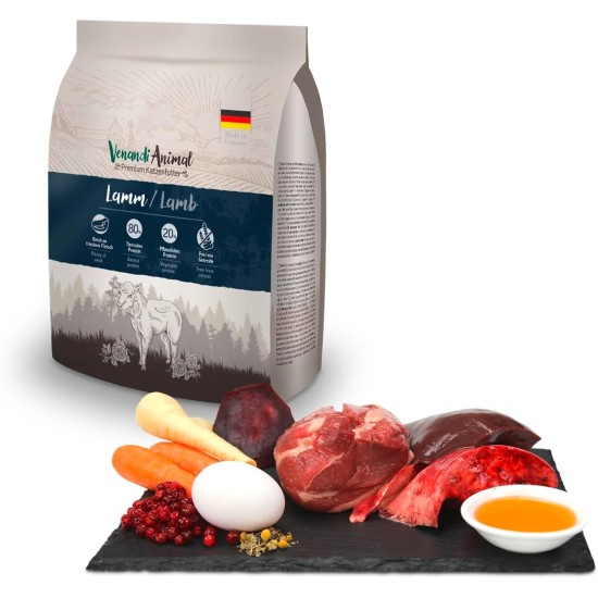 Venandi Animal Premium Dry Food for Cats, Salmon, Grain-Free with Lots of Fresh Salmon, 1.5 kg Venandi Animal Premium Dry Food for Cats, Salmon, Grain-Free with Lots of Fresh Salmon, 1.5 kg