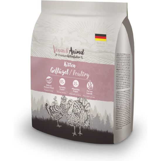Venandi Animal Premium Dry Food for Cats, Salmon, Grain-Free with Lots of Fresh Salmon, 1.5 kg Venandi Animal Premium Dry Food for Cats, Salmon, Grain-Free with Lots of Fresh Salmon, 1.5 kg