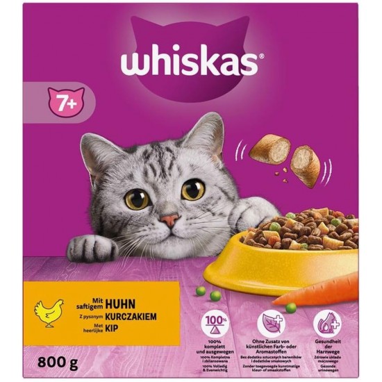 WHISKAS® Box Dry 7+ with Chicken 5 x 800 g WHISKAS® Box Dry 7+ with Chicken 5 x 800 g