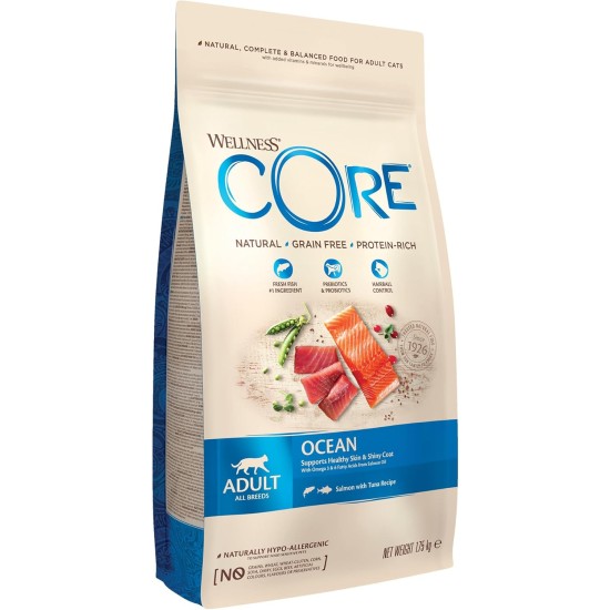 Wellness Core Sterilised Original Dry Cat Food for Sterilised Cats, Grain Free, High Meat Content, Turkey and Chicken 4 kg Wellness Core Sterilised Original Dry Cat Food for Sterilised Cats, Grain Free, High Meat Content, Turkey and Chicken 4 kg