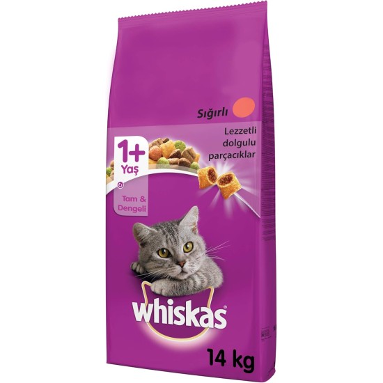 Whiskas Cat / Dry Food Adult 1+ for adult cats with chicken, 2 bags (2 x 1.9 kg) Whiskas Cat / Dry Food Adult 1+ for adult cats with chicken, 2 bags (2 x 1.9 kg)